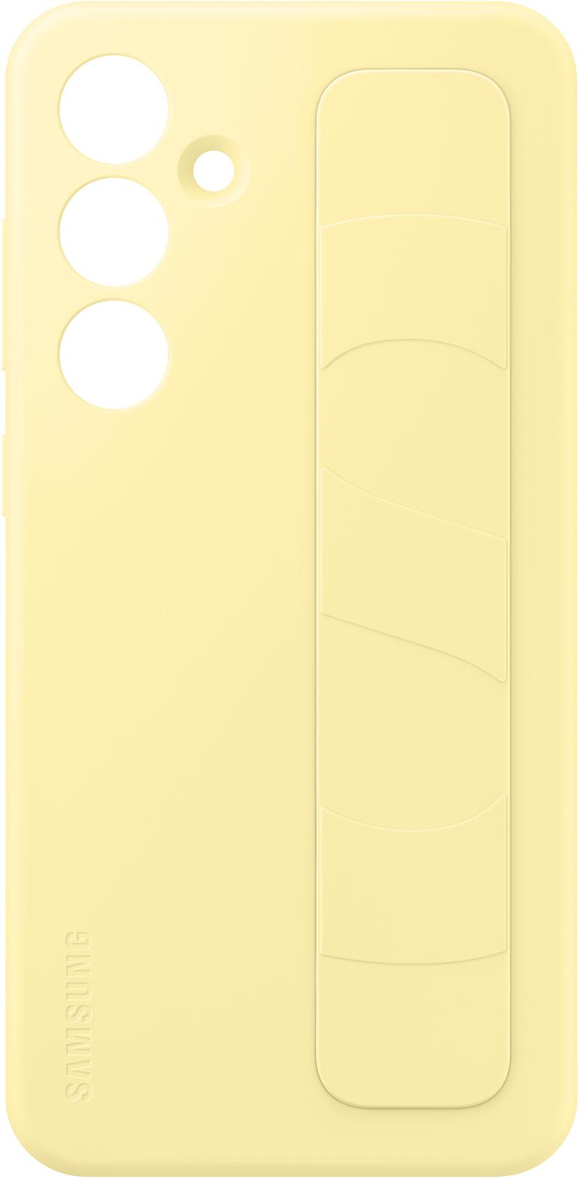 Samsung Standing Grip Case Samsung Galaxy S24 FE Gult