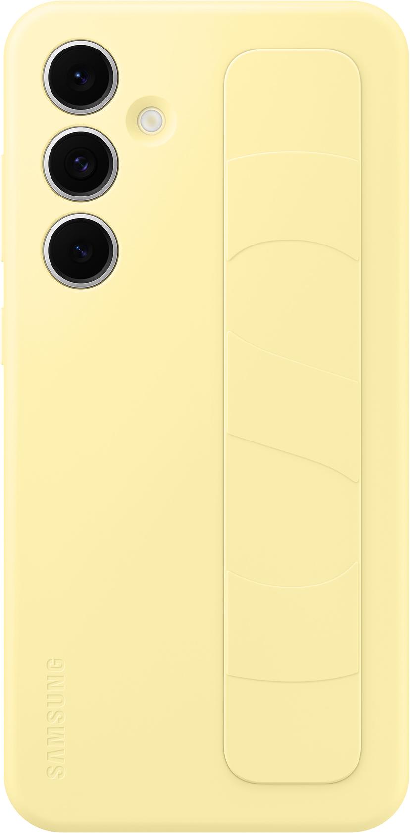 Samsung Standing Grip Case Samsung Galaxy S24 FE Gult