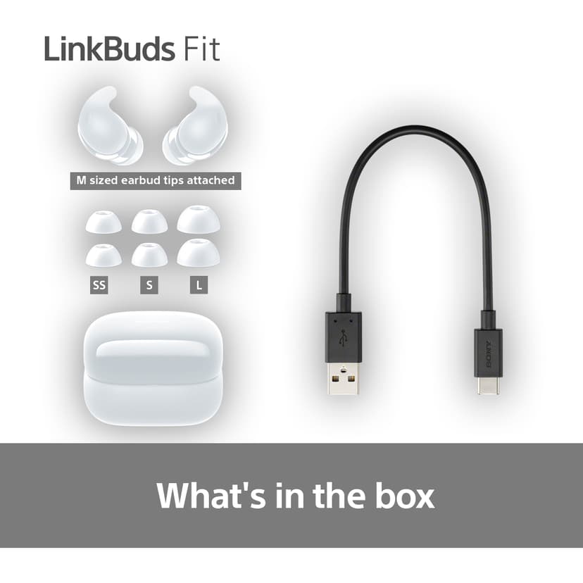 Sony LinkBuds Fit Stereo Grøn