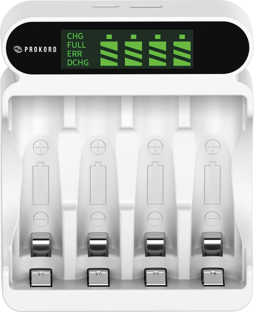 Prokord Batterilader AA/AAA