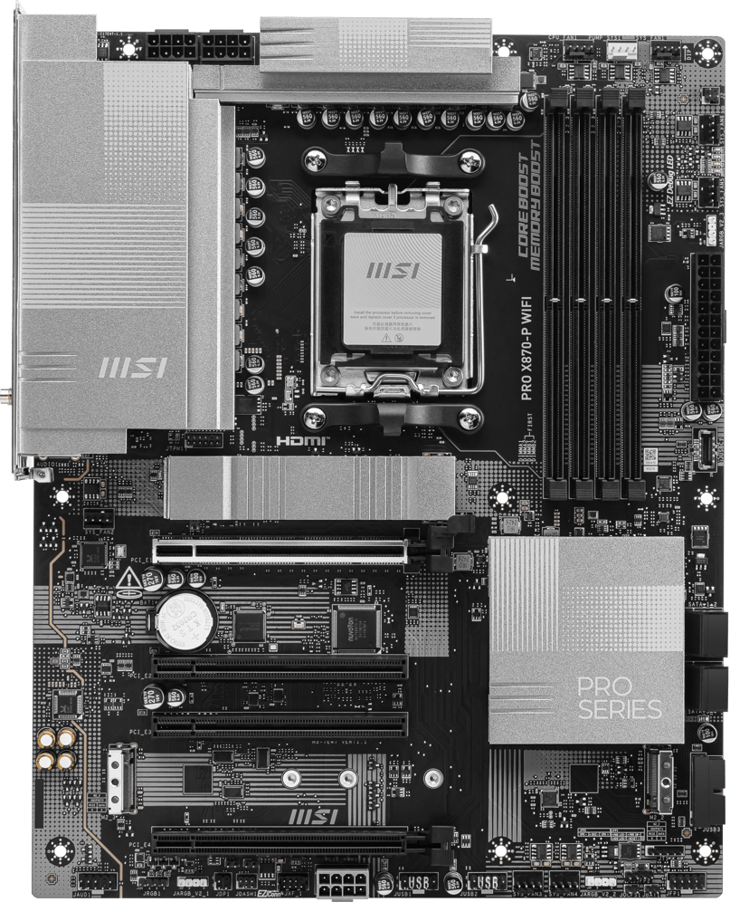 MSI PRO X870-P WIFI Socket AM5 ATX Bundkort