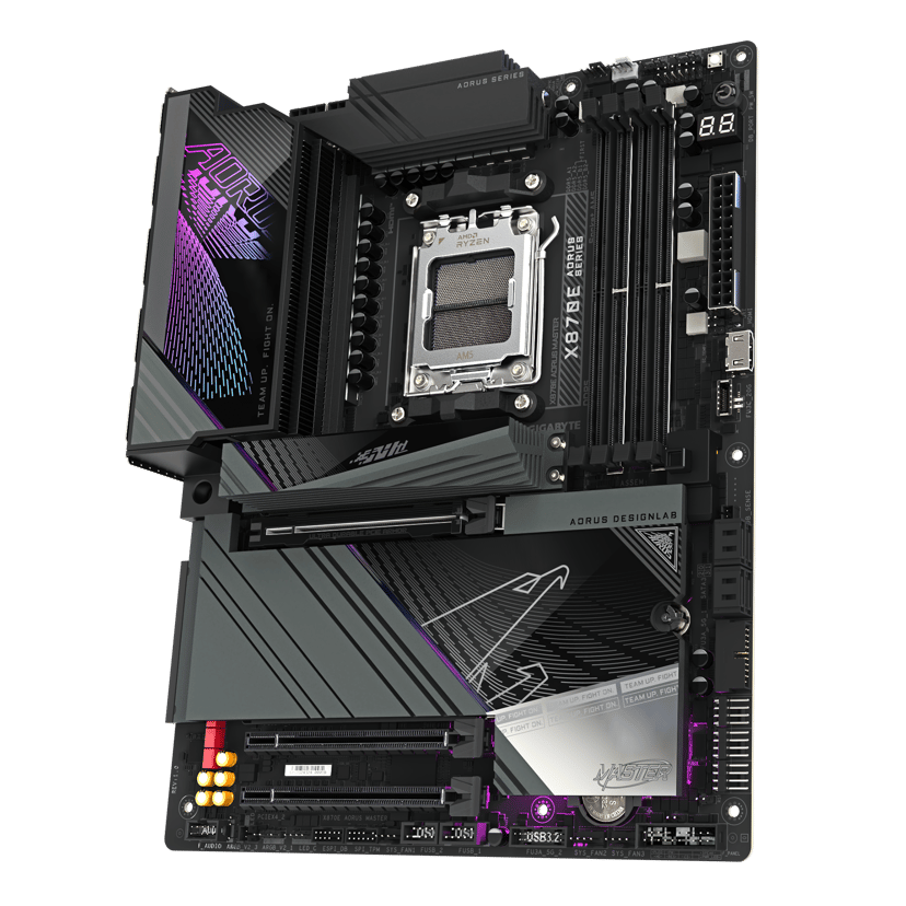 Gigabyte X870E AORUS MASTER Socket AM5 ATX Hovedkort
