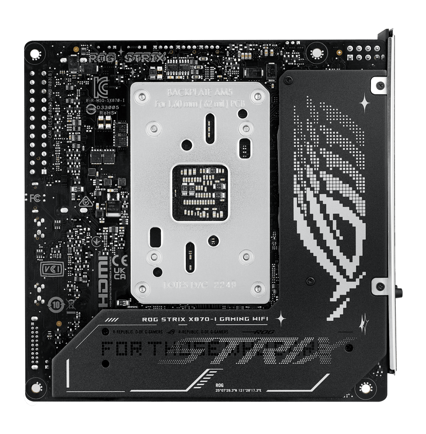 ASUS ROG STRIX X870-I GAMING WIFI AM5 Mini-ITX Bundkort