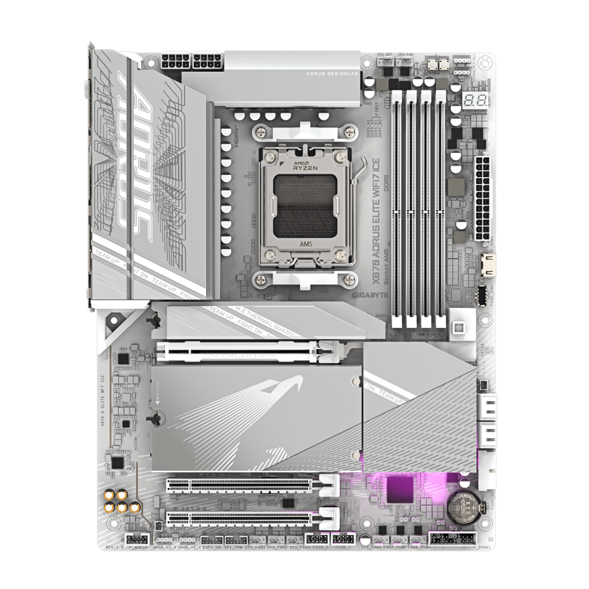 Gigabyte X870 AORUS ELITE WIFI7 ICE AM5 ATX Bundkort
