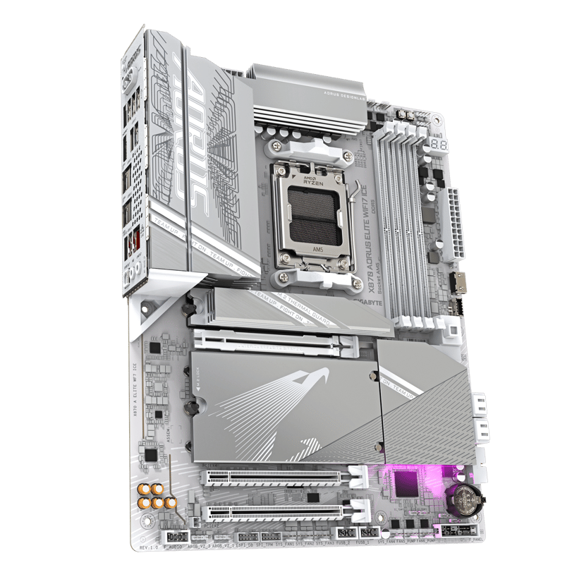 Gigabyte X870 AORUS ELITE WIFI7 ICE AM5 ATX Hovedkort