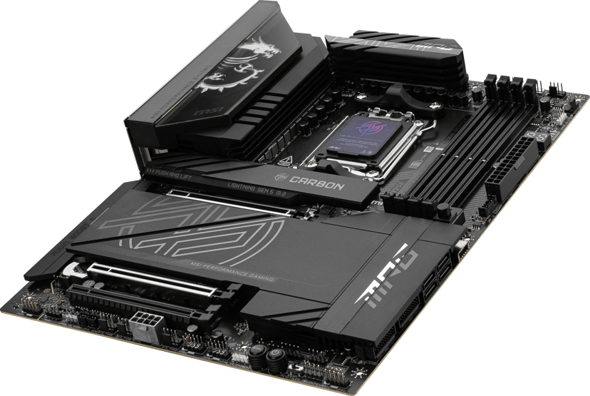 MSI MPG X870E CARBON WIFI Socket AM5 ATX Moderkort