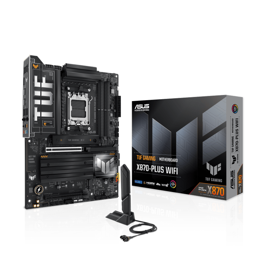 ASUS TUF GAMING X870-PLUS WIFI AM5 ATX Moderkort
