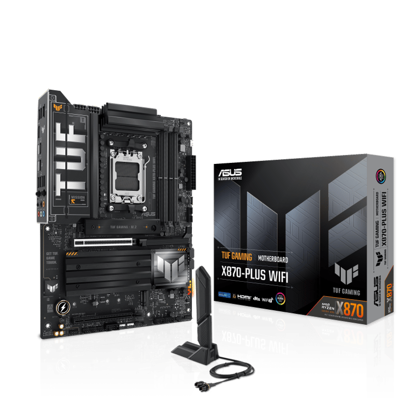 ASUS TUF GAMING X870-PLUS WIFI Socket AM5 ATX Bundkort