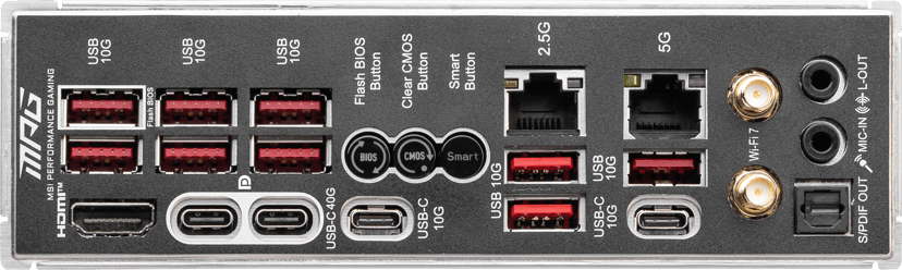 MSI MPG X870E CARBON WIFI Socket AM5 ATX Moderkort