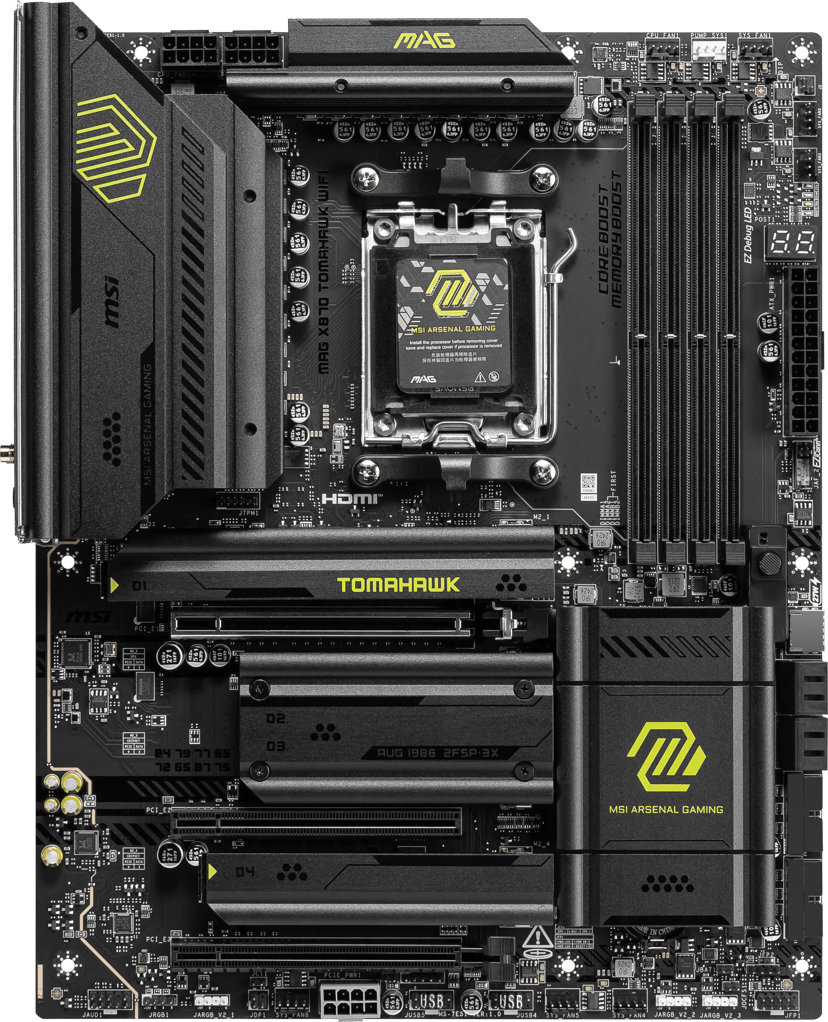 MSI MAG X870 TOMAHAWK WIFI Socket AM5 ATX Bundkort