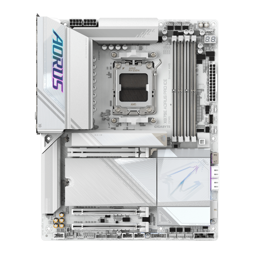Gigabyte X870E AORUS PRO ICE AM5 ATX Hovedkort
