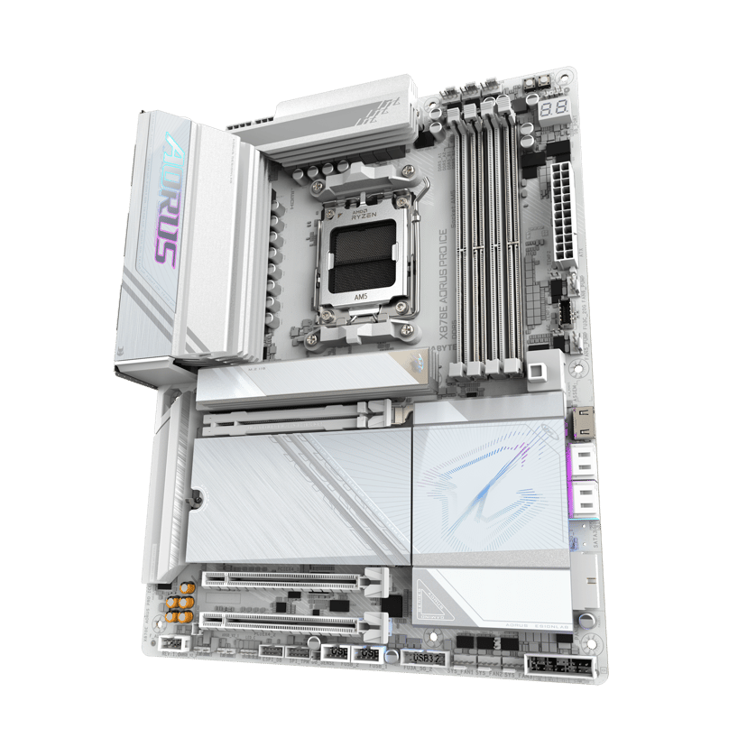 Gigabyte X870E AORUS PRO ICE AM5 ATX Moderkort