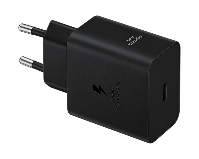 Samsung 45w strømadapter med USB-C-kabel 1.8m Sort