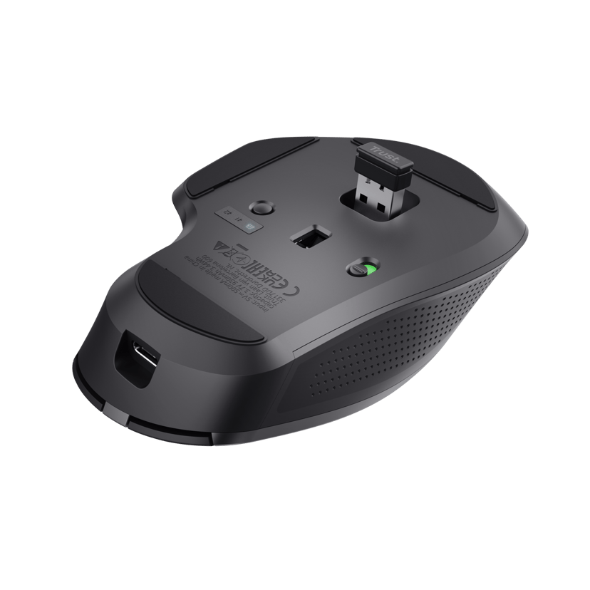Trust Ozaa+ mouse - Wireless + RF Trådlös RF + Bluetooth