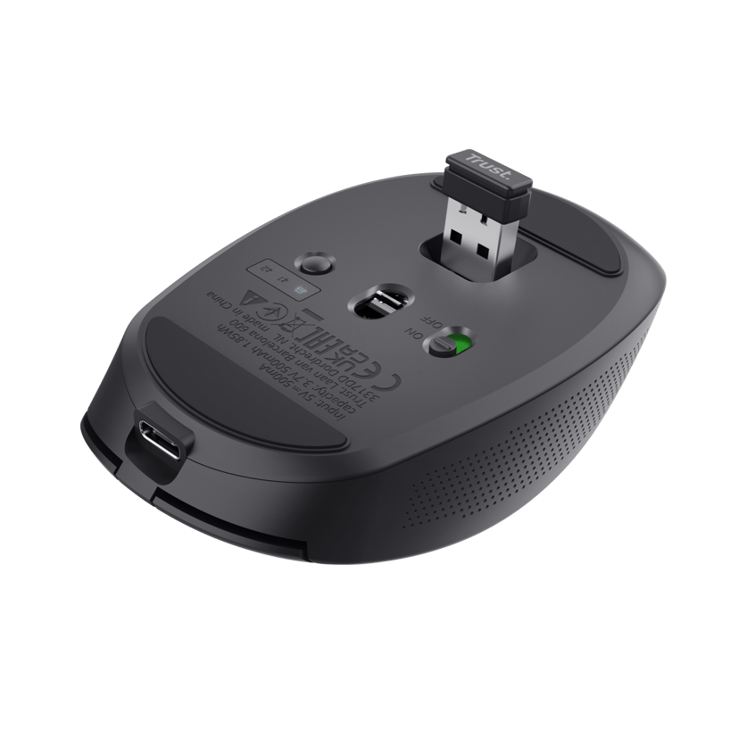 Trust Ozaa compact mouse - Wireless Trådlös RF + Bluetooth