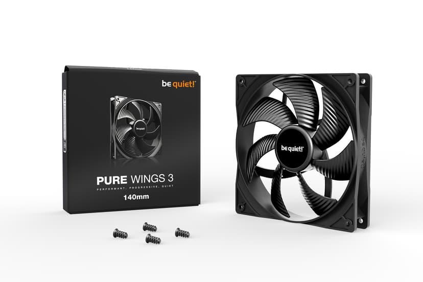 be quiet! Pure Wings 3 140MM Fläkt Svart