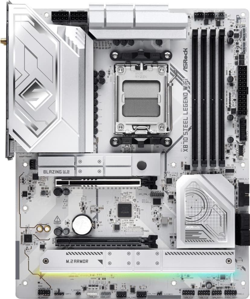 ASRock X870 STEEL LEGEND WIFI Socket AM5 ATX Moderkort