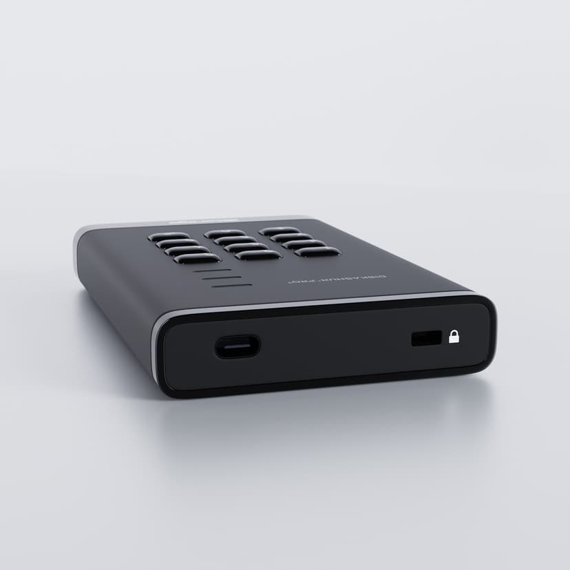 Istorage diskAshur PRO3 SSD 256-bit FIPS 140-3 Level 3 16TB USB-A, USB-C Svart