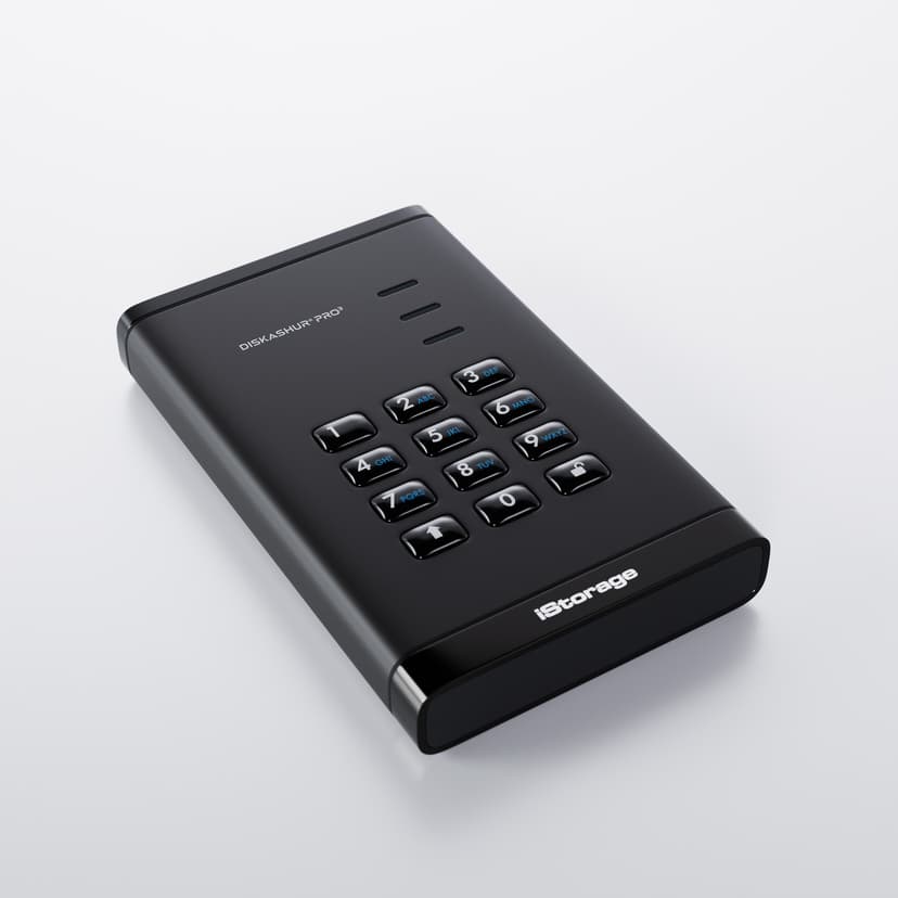Istorage diskAshur PRO3 HDD 256-bit FIPS 140-3 Level 3 500GB Svart