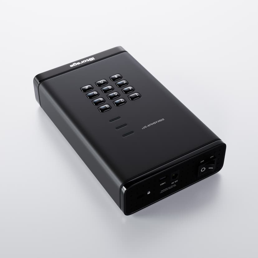 Istorage diskAshur DT3 HDD 256-bit FIPS 140-3 Level 3 2TB Sort