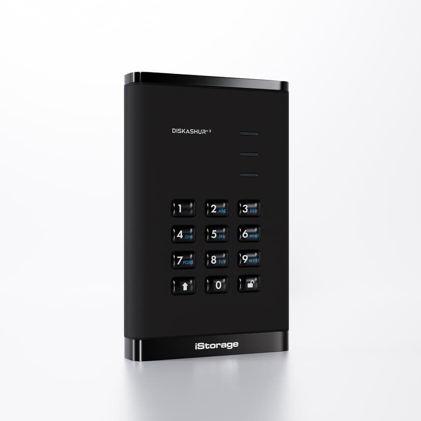 Istorage diskAshur3 HDD 256-bit 5TB Svart