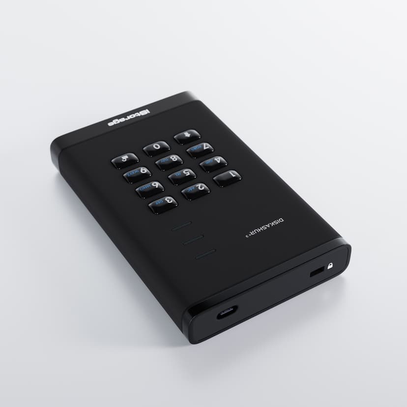 Istorage diskAshur3 HDD 256-bit 1TB Svart