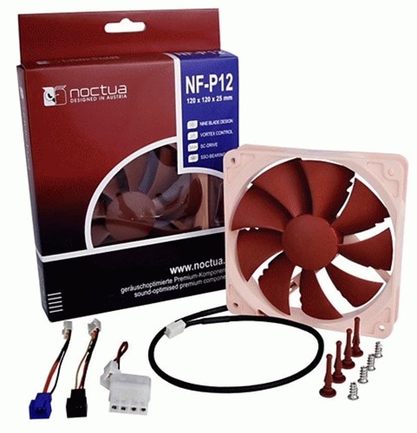 Noctua NF-P12-1300 Silent 120MM Vifte