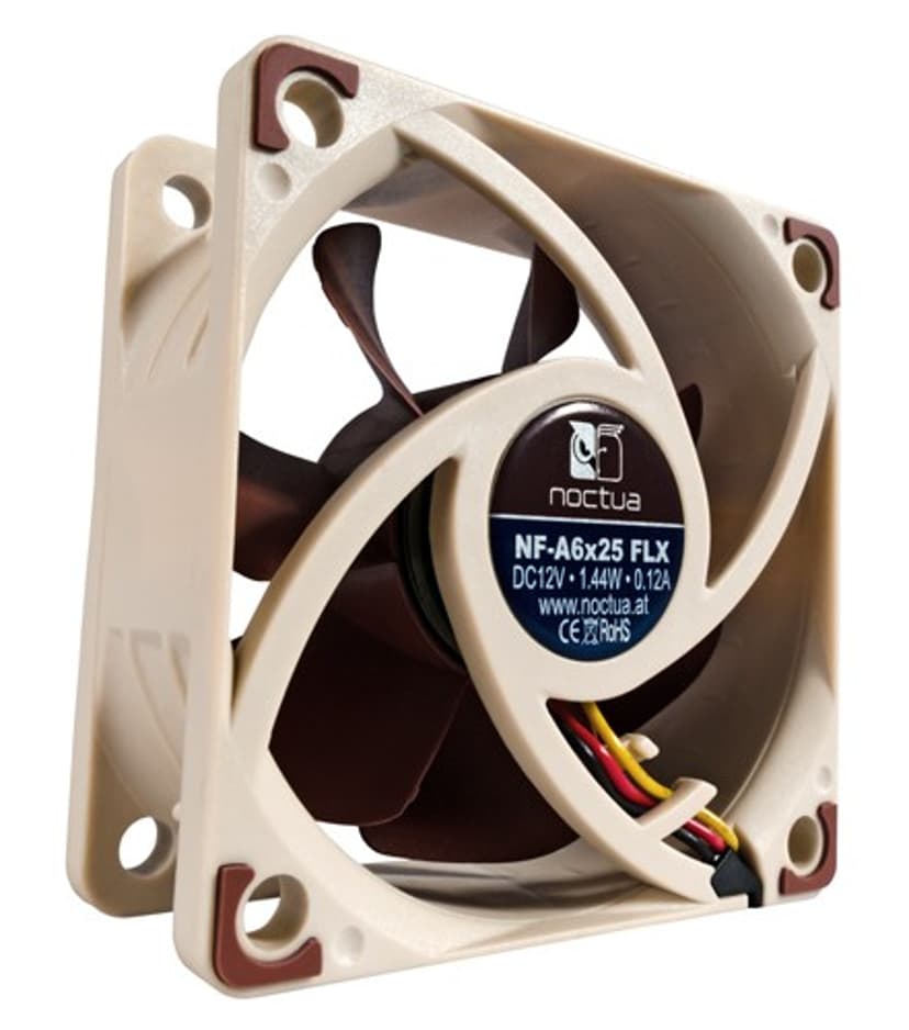Noctua NF-A6X25 FLX 60X25MM Fläkt Brun