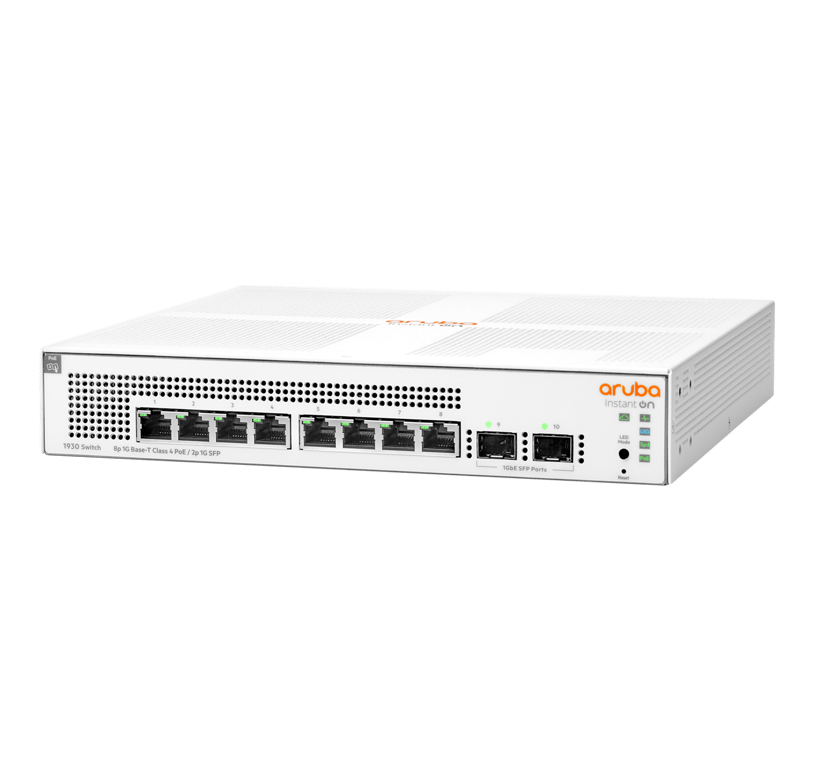 HPE Networking Instant On 1930 8G 2SFP 124W Switch