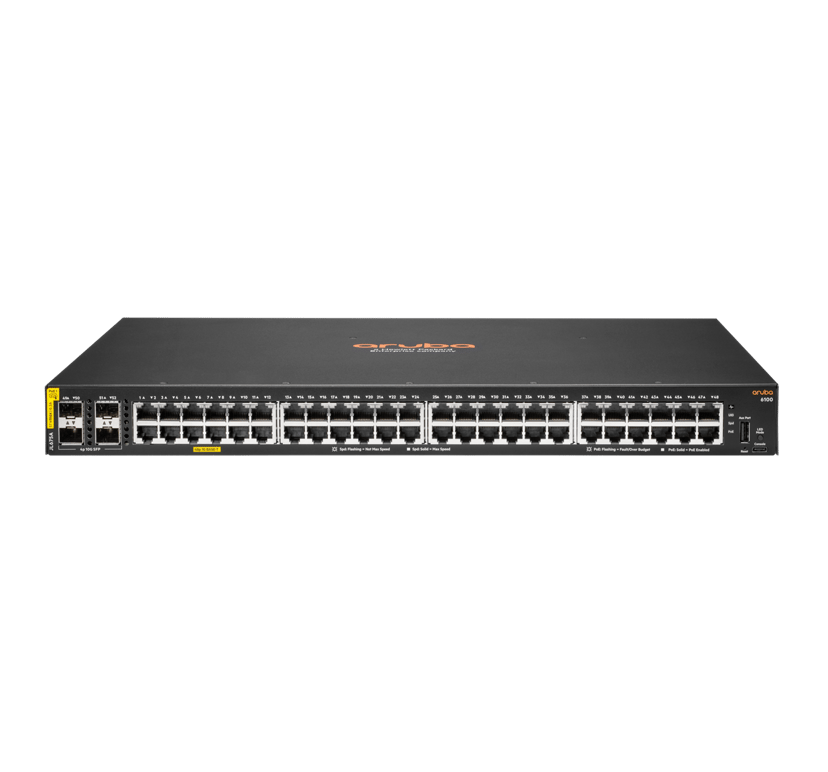HPE CX6100 48G 4SFP PoE 370W Switch