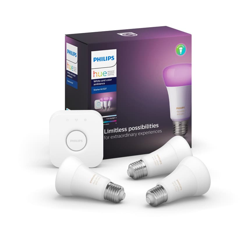 Philips Hue White og Color Ambiance Starter Kit