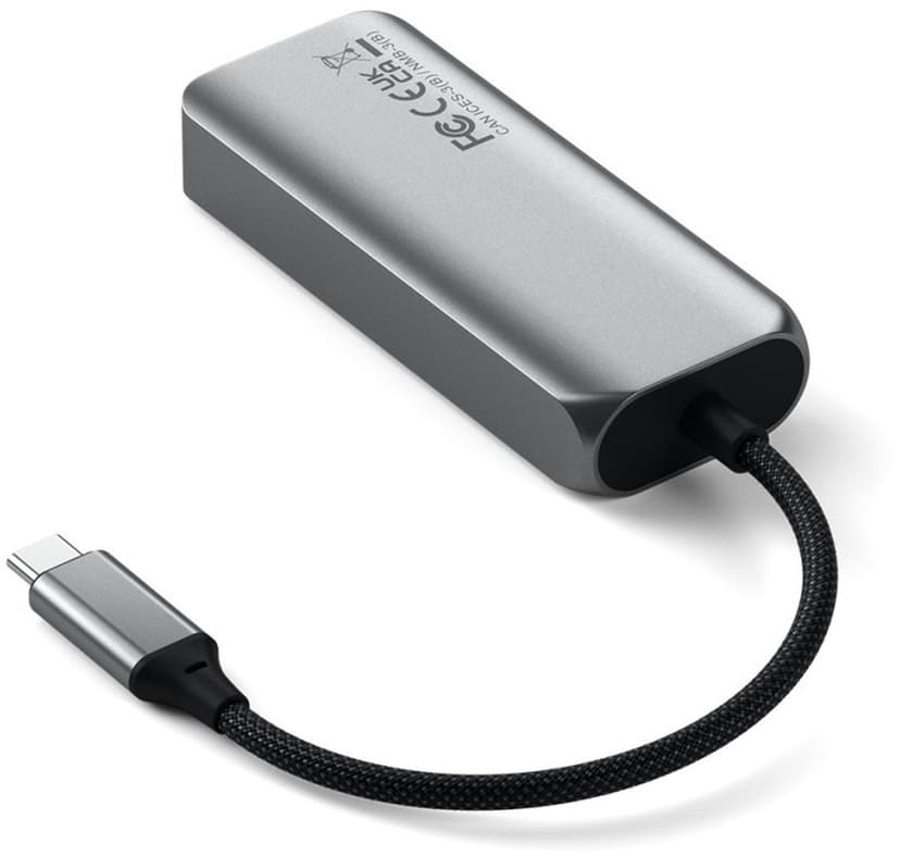 Satechi 4-in-1 USB-C Hub med 2.5 Gigabit Ethernet USB Type-C