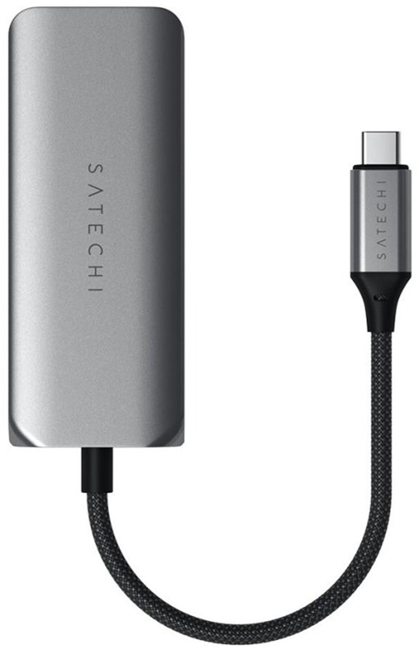 Satechi 4-in-1 USB-C Hub med 2.5 Gigabit Ethernet USB Type-C
