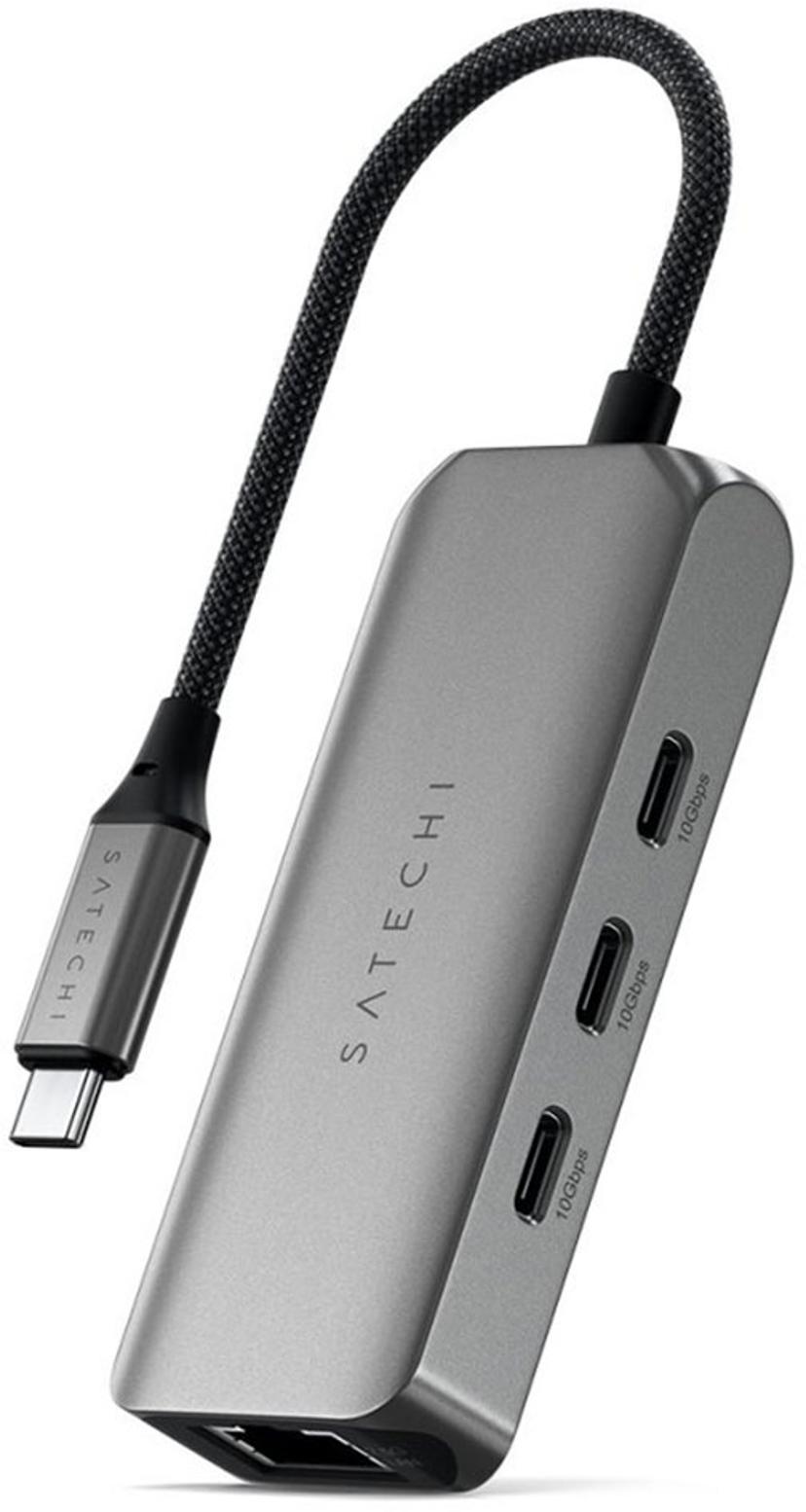 Satechi 4-in-1 USB-C Hub med 2.5 Gigabit Ethernet USB Type-C