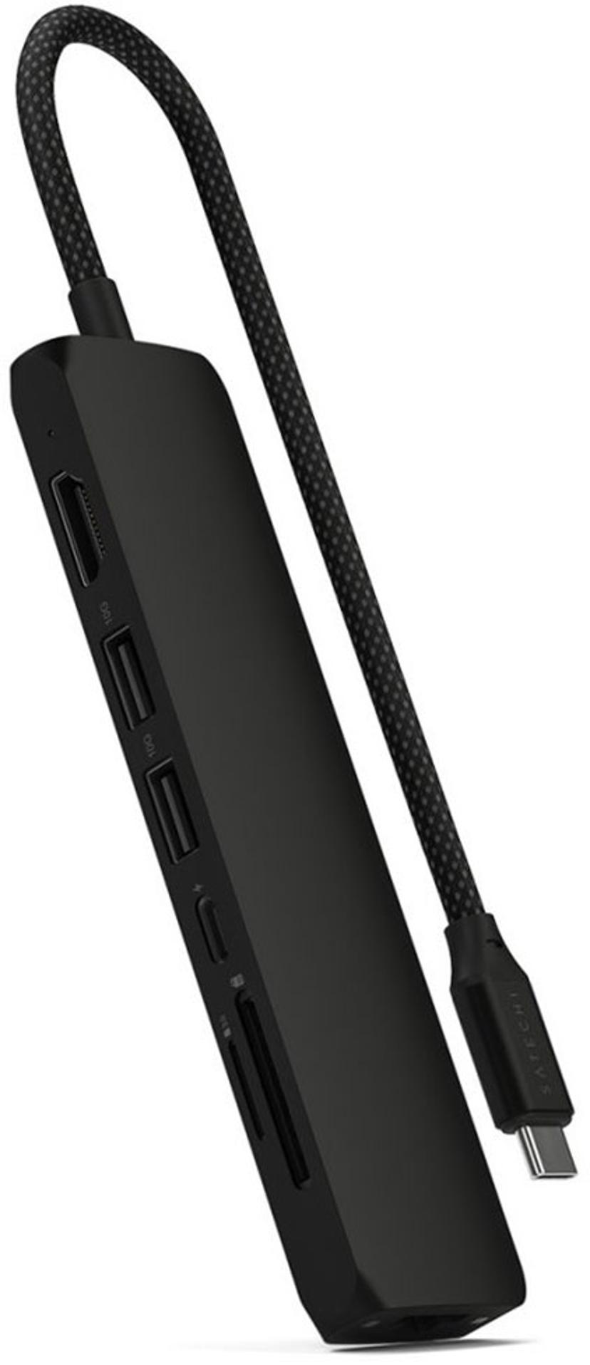 Satechi 7-in-1 USB-C Multiport Adapter med Ethernet USB-C