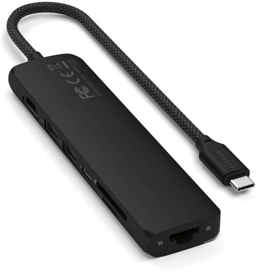 Satechi 7-in-1 USB-C Multiport Adapter met Ethernet USB-C