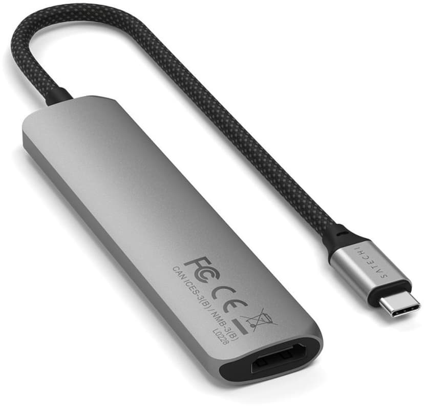 Satechi 7-in-1 USB-C-moniporttisovitin Ethernetillä USB-C