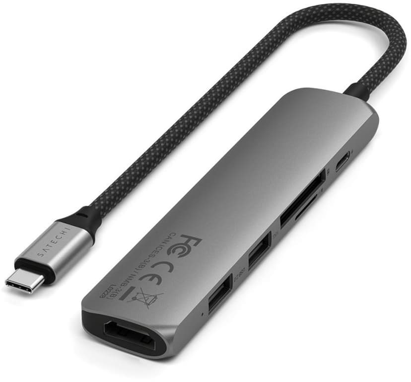Satechi 7-in-1 USB-C Multiport Adapter med Ethernet USB-C