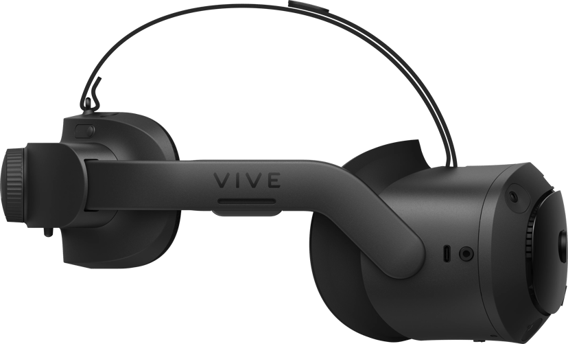 HTC VIVE Focus Vision Op het hoofd gedragen beeldscherm (HMD) Zwart