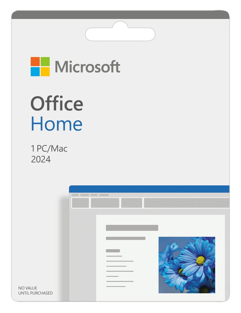 Microsoft Office Home 2024 Medialess (NOR)