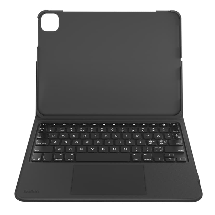Belkin Everyday-hoes met toetsenbord en houder voor iPad Air 10,9" en iPad Pro 11" iPad Air 10.9" 4th gen, iPad Air 10.9" 5th gen, iPad Air 11" (2024), iPad Pro 11" 3rd gen, iPad Pro 11" 4th gen Nederlands Zwart