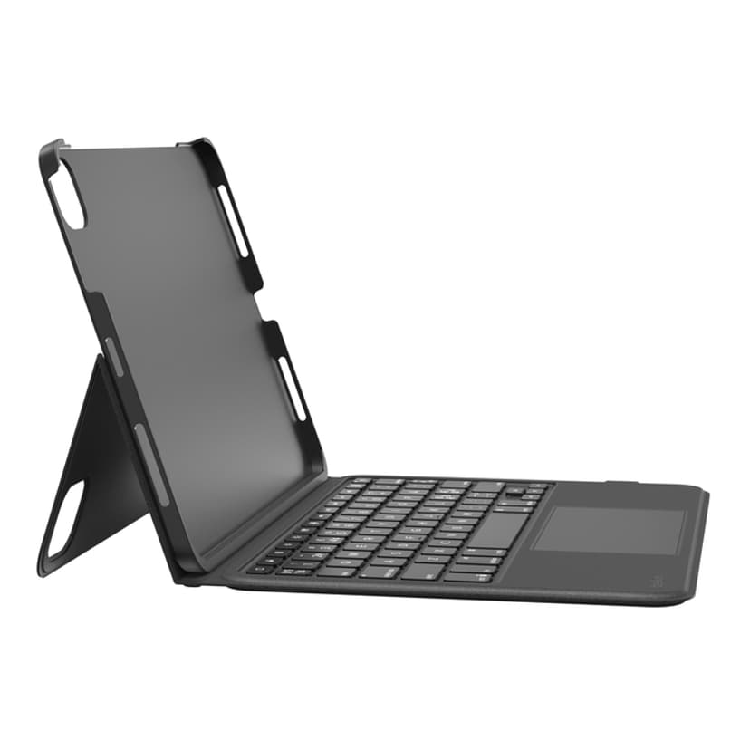 Belkin Everyday-hoes met toetsenbord en houder voor iPad Air 10,9" en iPad Pro 11" iPad Air 10.9" 4th gen, iPad Air 10.9" 5th gen, iPad Air 11" (2024), iPad Pro 11" 3rd gen, iPad Pro 11" 4th gen Nederlands Zwart