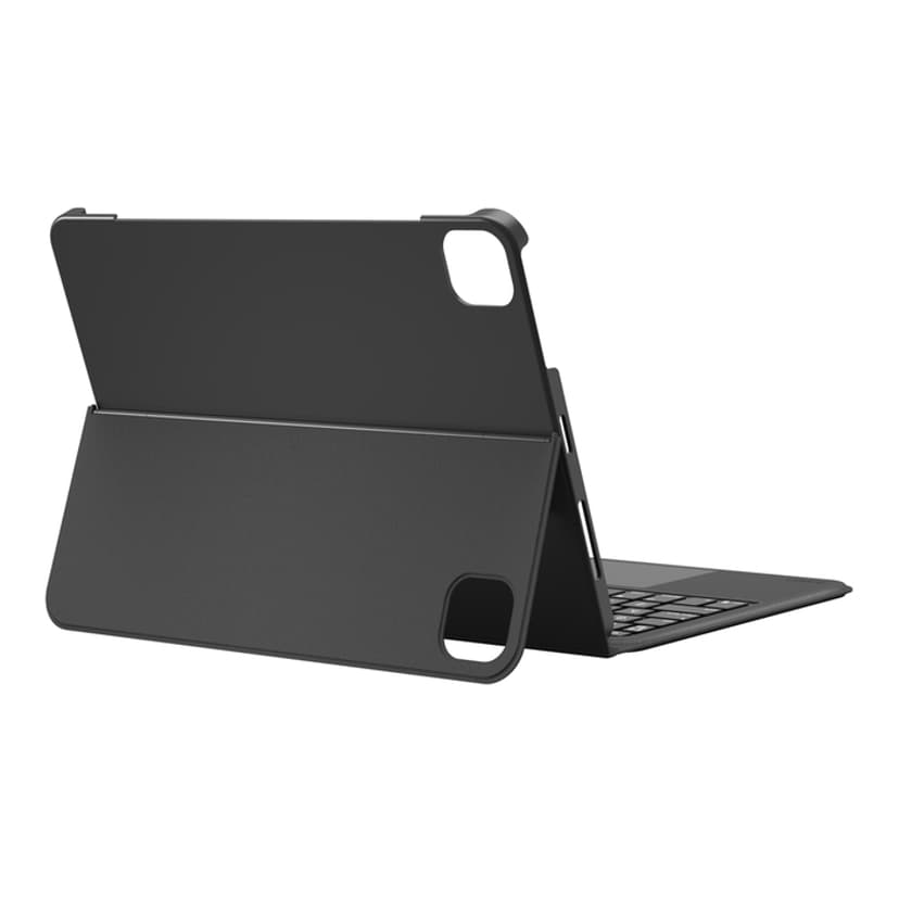 Belkin Everyday-hoes met toetsenbord en houder voor iPad Air 10,9" en iPad Pro 11" iPad Air 10.9" 4th gen, iPad Air 10.9" 5th gen, iPad Air 11" (2024), iPad Pro 11" 3rd gen, iPad Pro 11" 4th gen Nederlands Zwart