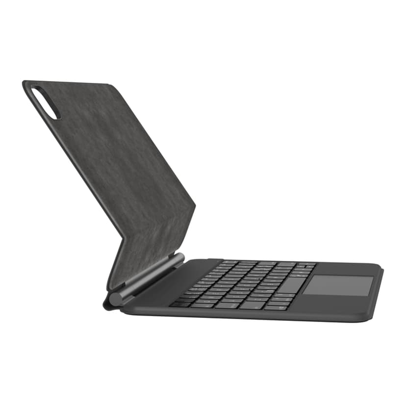Belkin Pro hoes met toetsenbord en magnetische standaard voor iPad Air 10,9" en iPad Pro 11" iPad Air 10.9" 4th gen, iPad Air 10.9" 5th gen, iPad Air 11" (2024), iPad Pro 11" 3rd gen, iPad Pro 11" 4th gen Zwart