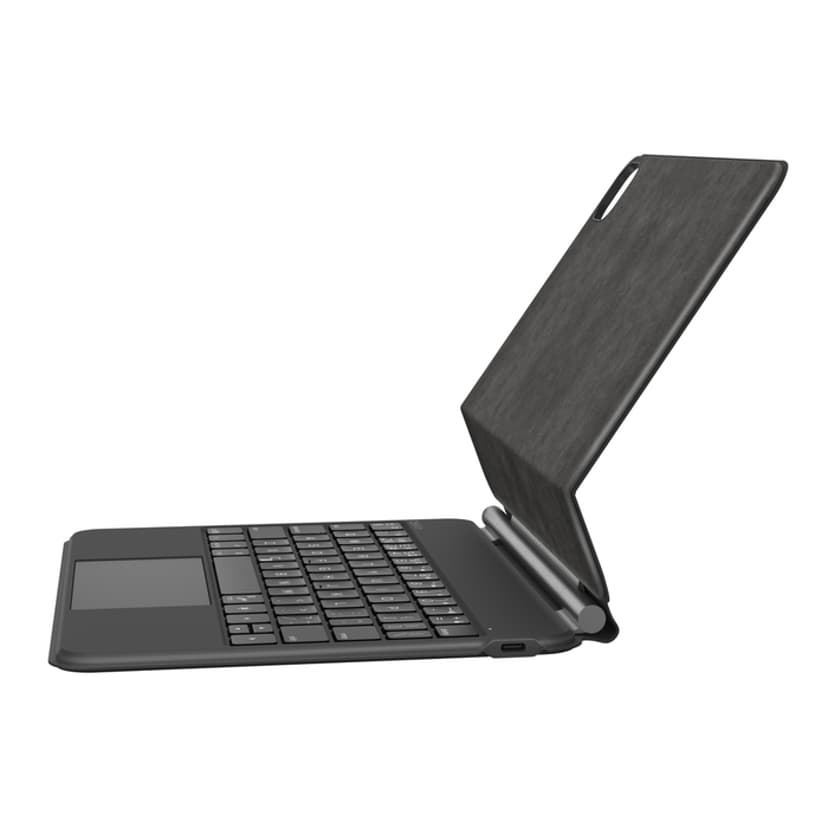 Belkin Pro hoes met toetsenbord en magnetische standaard voor iPad Air 10,9" en iPad Pro 11" iPad Air 10.9" 4th gen, iPad Air 10.9" 5th gen, iPad Air 11" (2024), iPad Pro 11" 3rd gen, iPad Pro 11" 4th gen Zwart