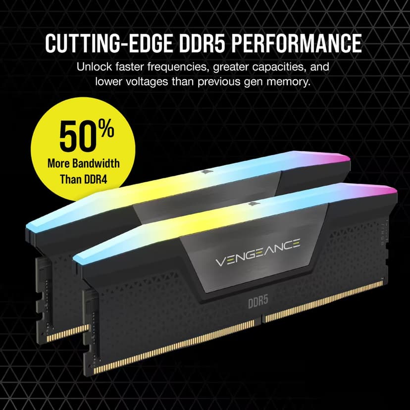 Corsair Vengeance RGB 32GB 6400MHz DDR5 288-pin DIMM