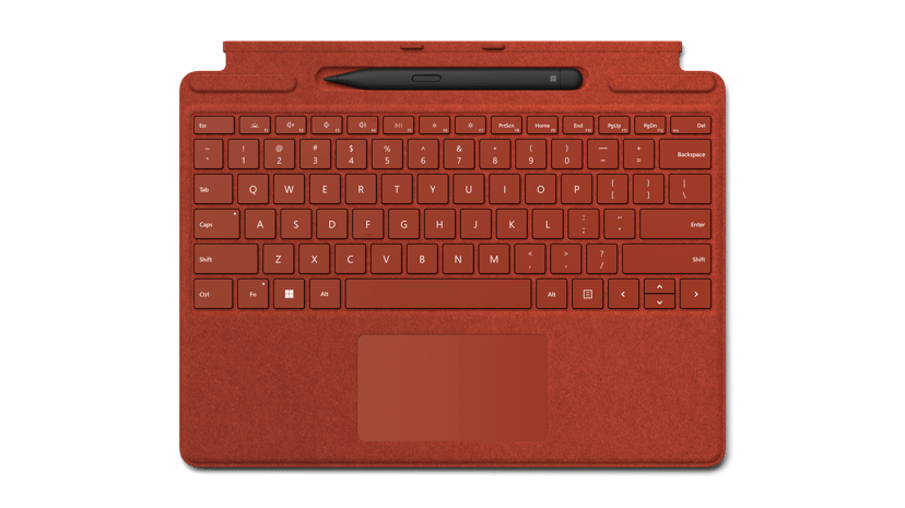Microsoft Signature Keyboard Microsoft Surface Pro 8, Microsoft Surface Pro X Engels Rood