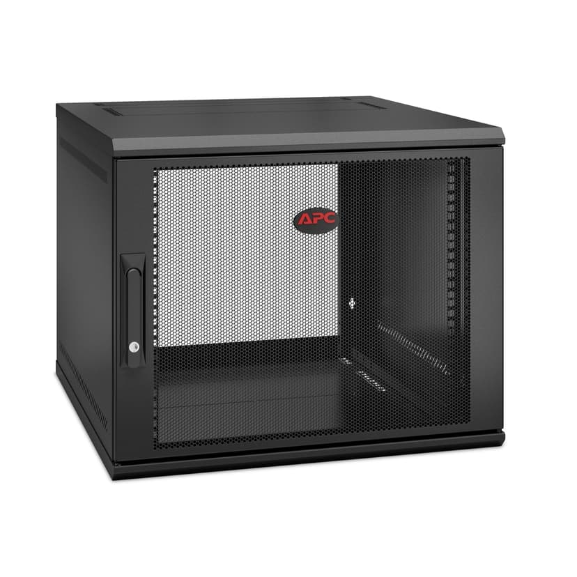 APC NetShelter WX AR109SH6, 9U, 19 tommer patch kabinet, vægbeslag, forudsamlet, 600 mm dyb