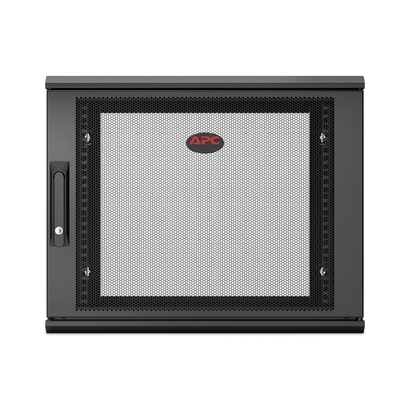 APC NetShelter WX AR109SH6, 9U, 19 tommers patchskap, veggmontert, ferdigmontert, 600 mm dyp
