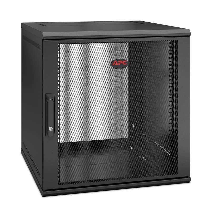 APC NetShelter WX AR112SH6 - 12U, 19 tommer patch kabinet, vægbeslag, forudsamlet, 600 mm dyb